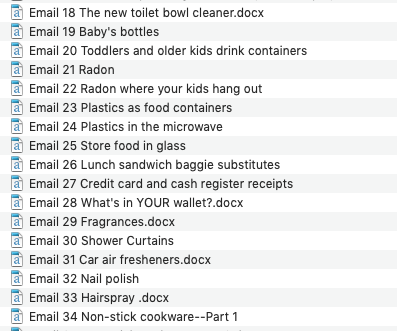 Emails 18-34
