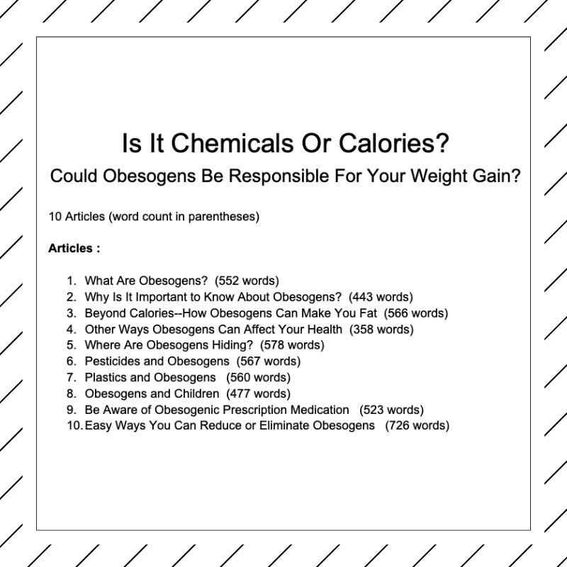 Obesogen articles