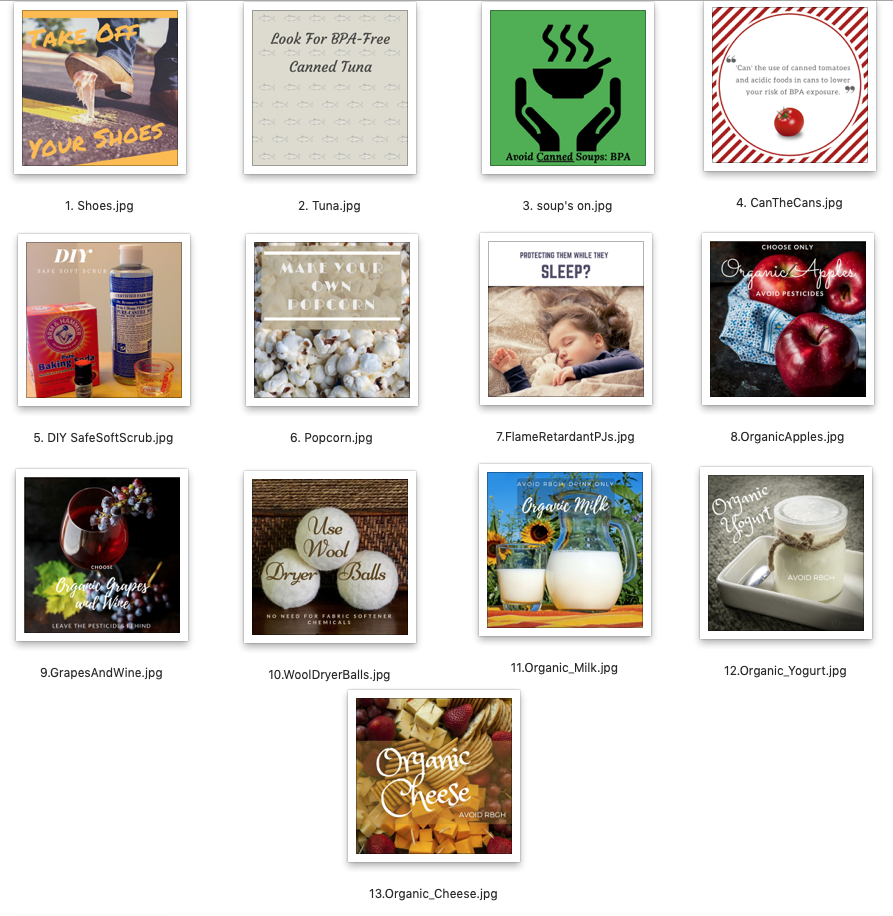 Reduce Toxins Graphics 1-13