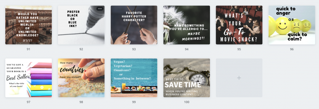 Engaging questions 91-100