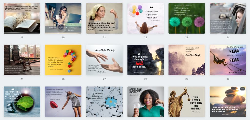 Inspiring quotes 19-36