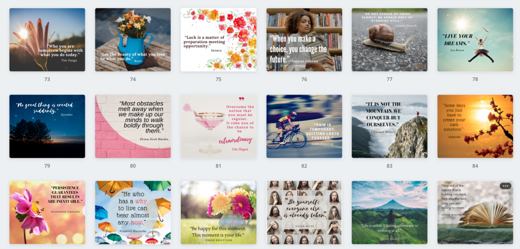 Inspiring quotes 73-90