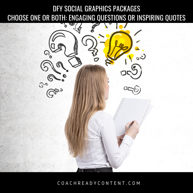 Social Images DFY Package woman looking at